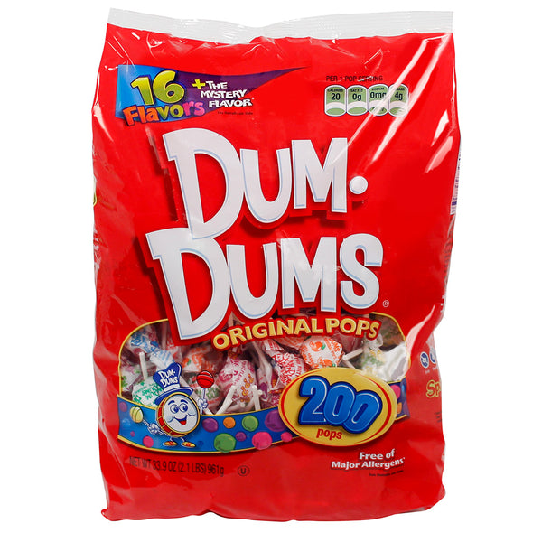 Dum-Dums Lollipops (200 PACK)