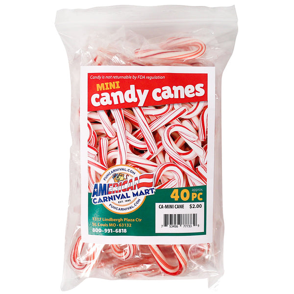Mini Candy Canes (40 PACK)