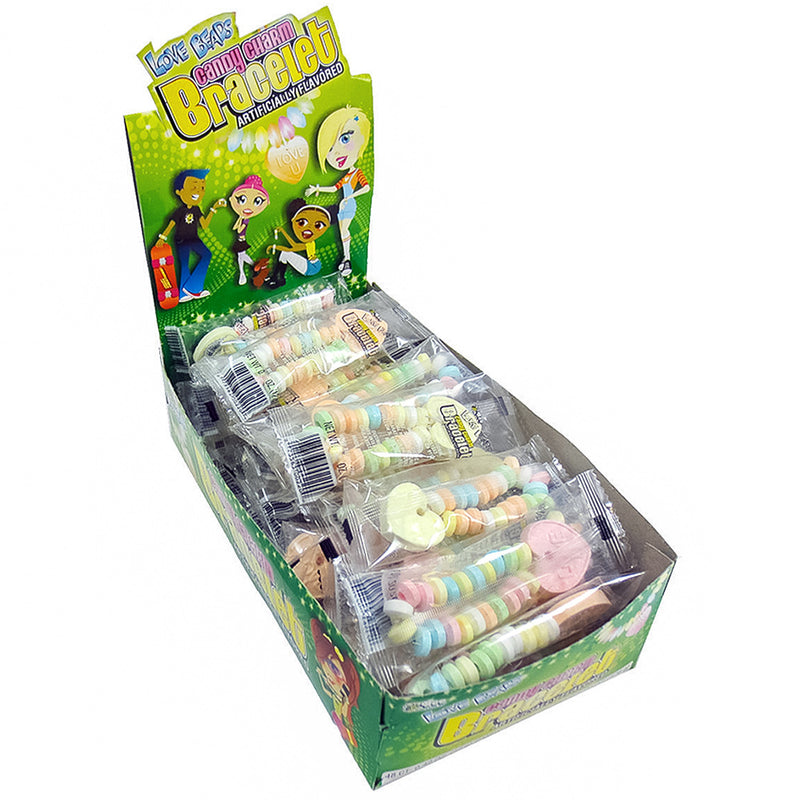 Love Beads Candy Charm Bracelet (48 PACK)