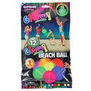 Glow Beach Ball With Glow Sticks Assorted 12" (EACH)