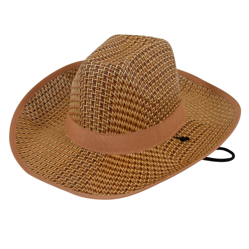 Cowboy Hat - Rolled Straw