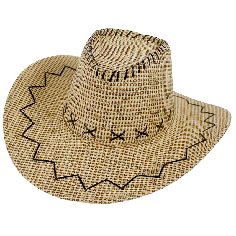Cowboy Hat - Straw Stitched