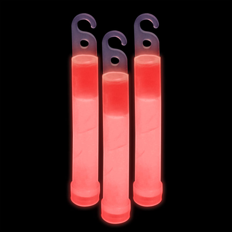 Glow Sticks 6" Red (25 PACK)