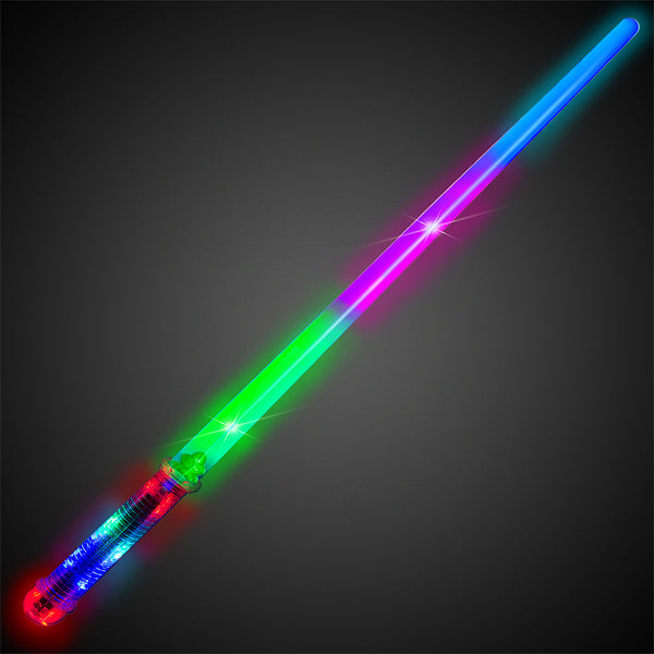 Light Up Multi-Color Super Saber Swords 28"