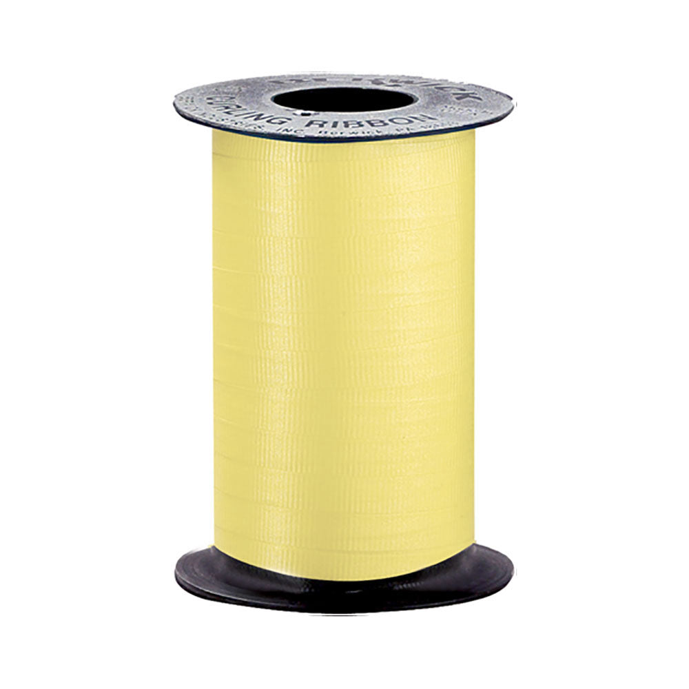 Yellow Curly Ribbon Curling Ribbon - Yellow 3/16