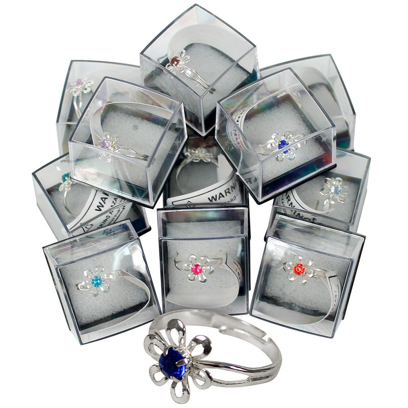 Boxed Birthstone Rings (DZ)
