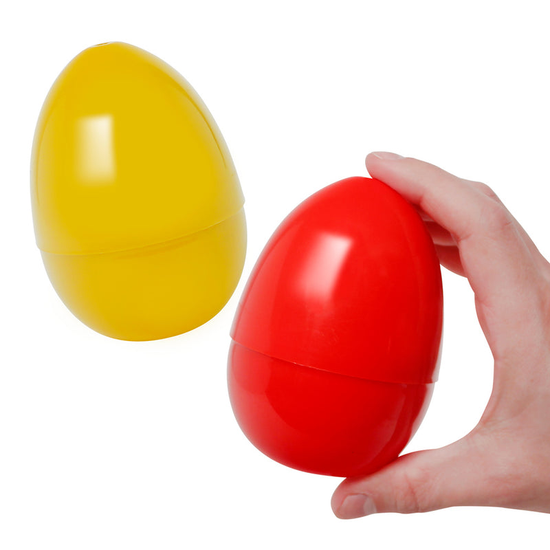 Empty Red & Yellow Eggs 4" (24 PACK)