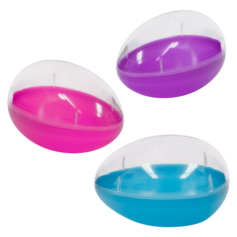 Empty Large Plastic Easter Eggs American Carnival Mart
