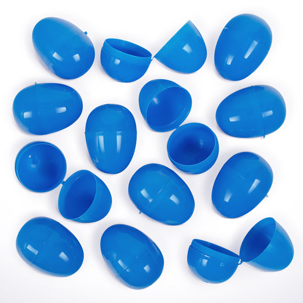 Empty Plastic Easter Eggs 2-1/3" Blue (100 PACK)