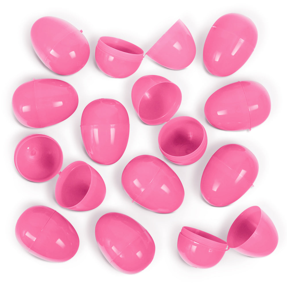 その他 Vintage 2008 Pink Egg Empty Plastic Easter Eggs - Pink 2-1/3