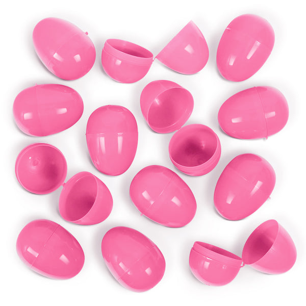Empty Plastic Easter Eggs - Pink 2-1/3
