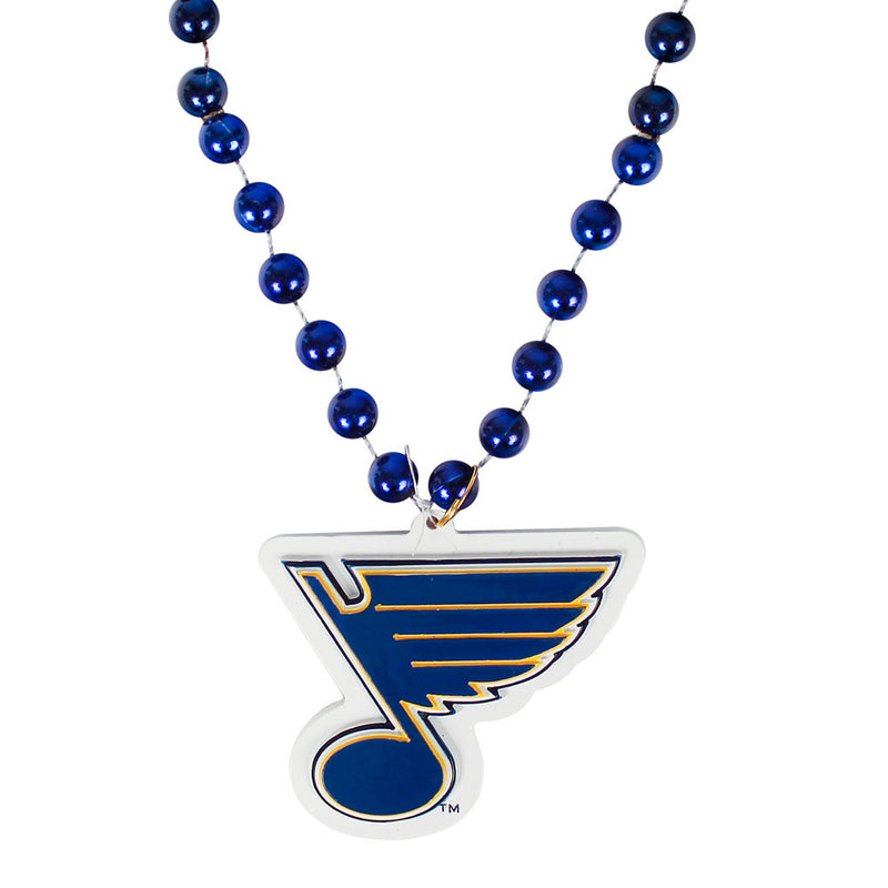 SAINT LOUIS BLUES EURO BEADED NECKLACE