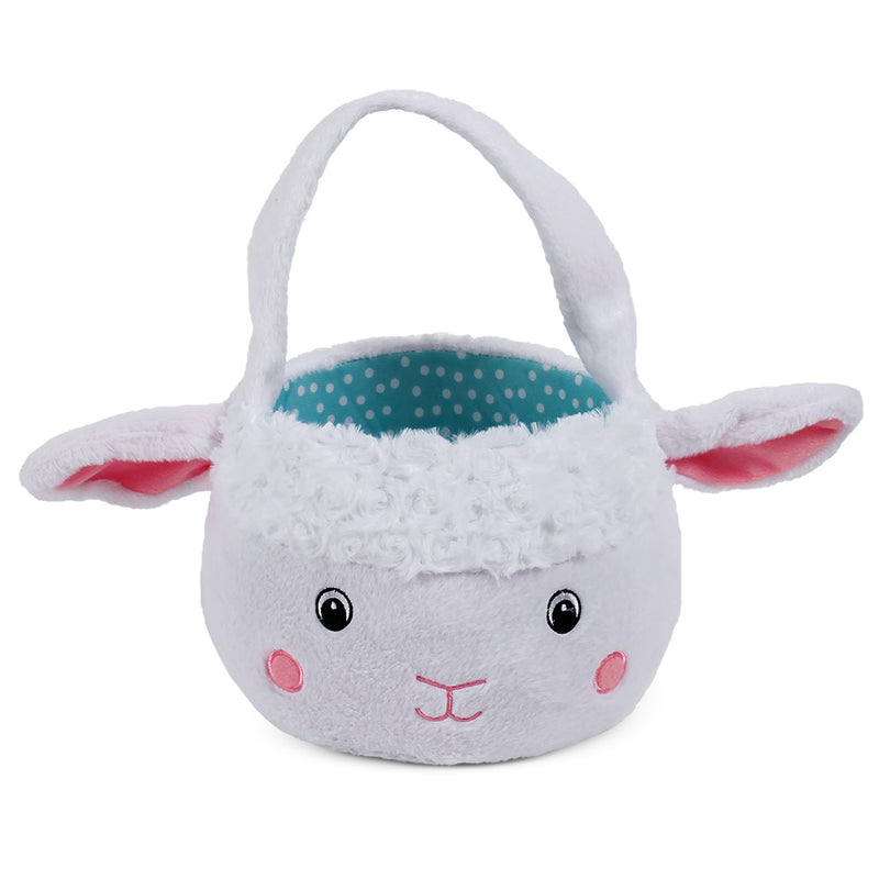Plush Lamb Easter Basket