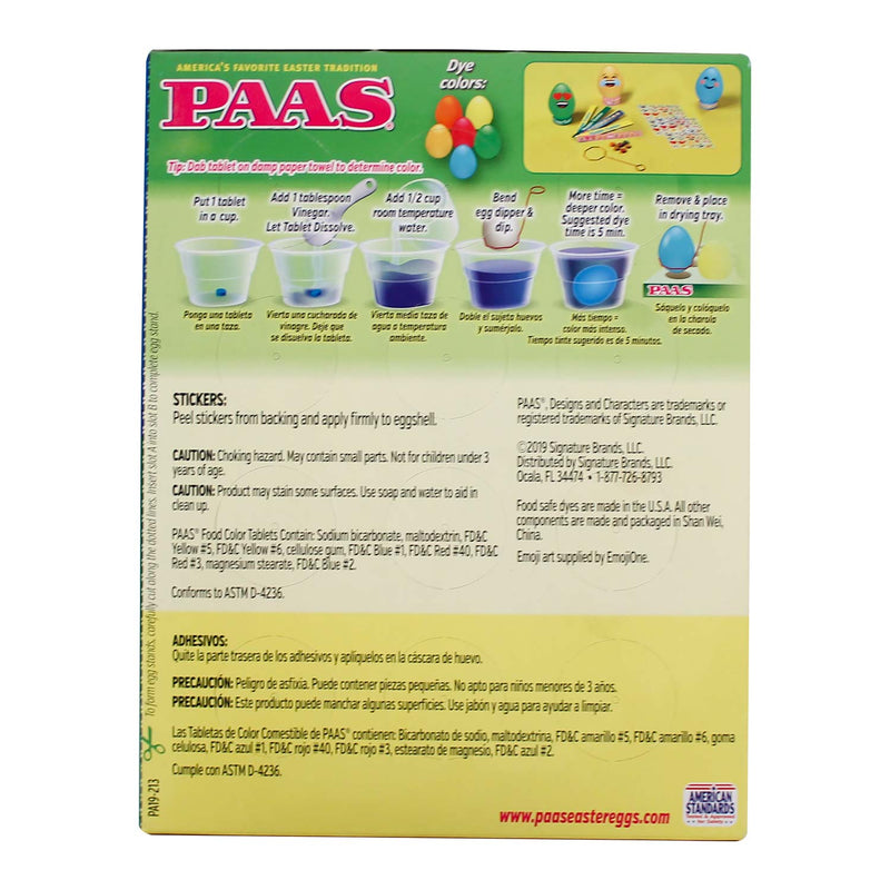 Closeout PAAS Emoji Egg Decorating Kit