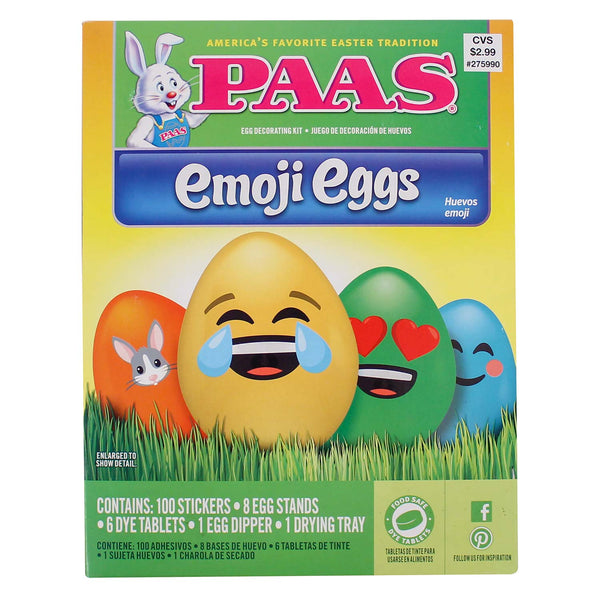 Closeout PAAS Emoji Egg Decorating Kit