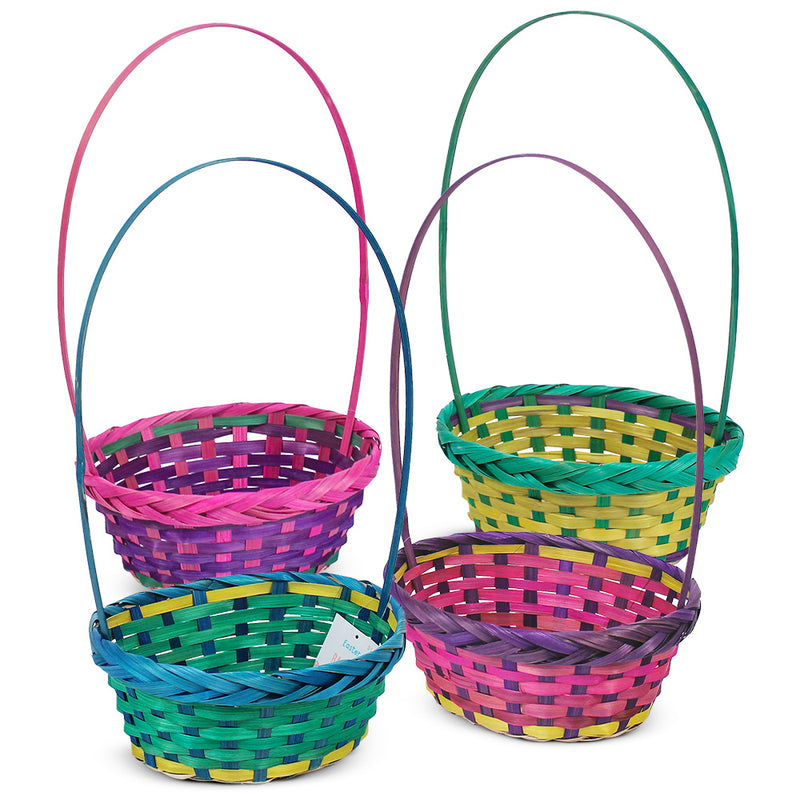 Woven Easter Basket - Oval