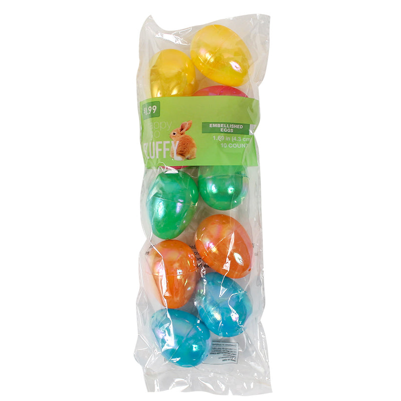 Closeout Easter Eggs Iridescent 2.25" (10 Pack)