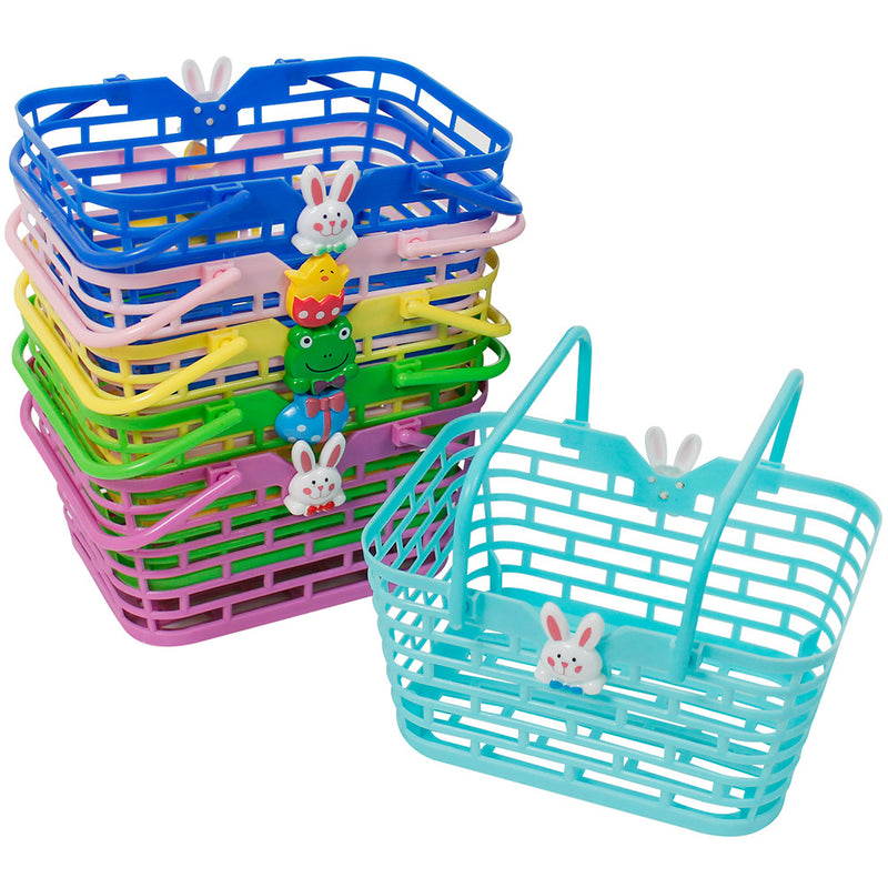 Plastic Easter Character Basket 4" x 6"