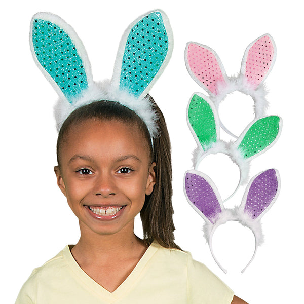 Sequin Bunny Ears (DZ)