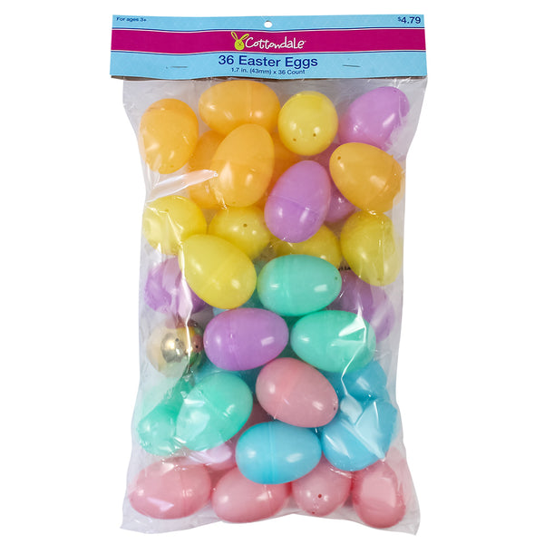Closeout Pastel Easter Eggs 2.5" (36 Pack)