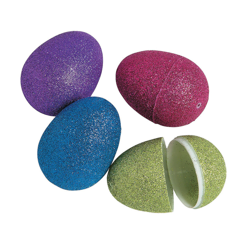 Closeout Glitter Easter Eggs 2.5" (12 pack)