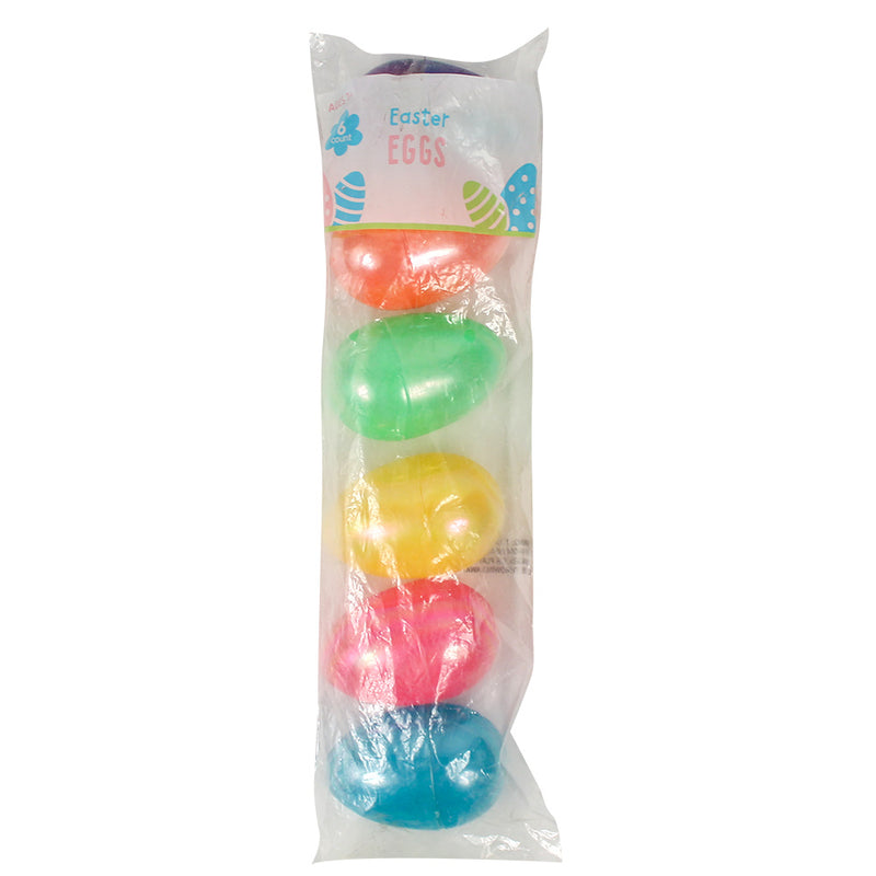 Closeout Easter Eggs Iridescent 3.25" (6 Pack)