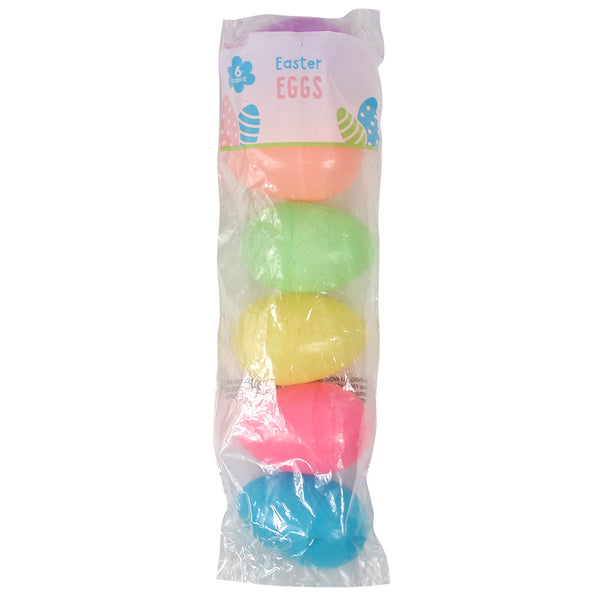 Closeout Easter Eggs Pastel 3.25" (6 Pack)