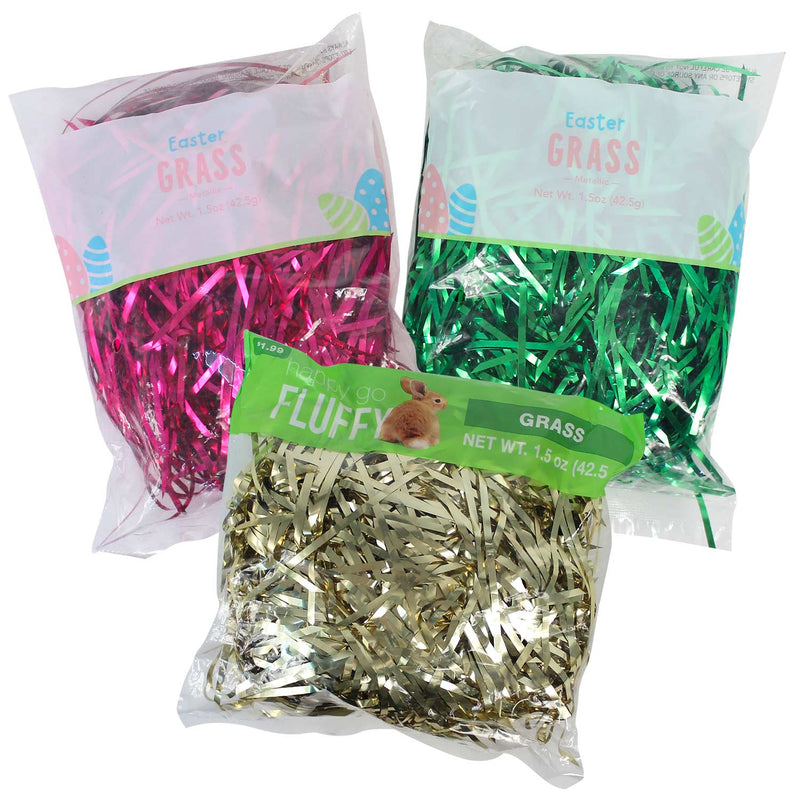 Easter Grass - Metallic Assorted 1.5 oz