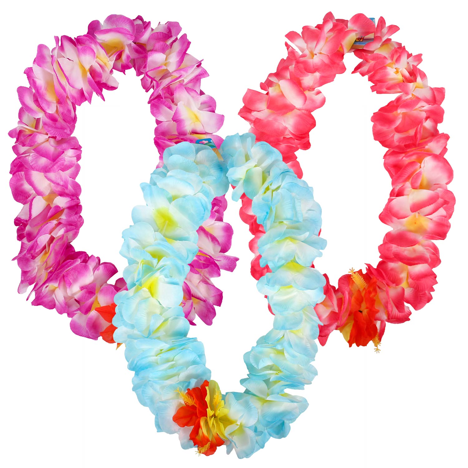 Lei Poly Flower Assorted 40