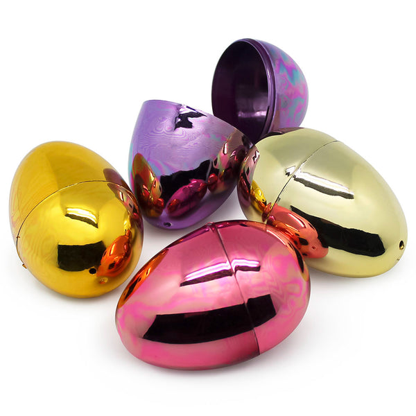 Metallic Easter Eggs 3" (4 PACK)