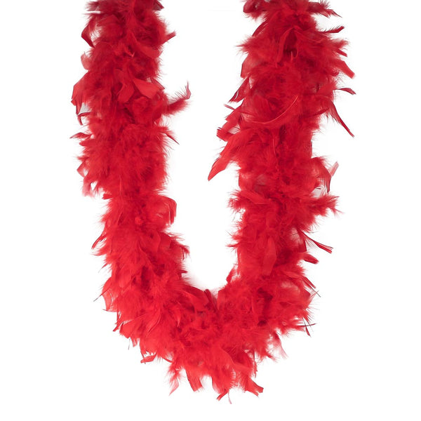 Feather Boa - 6' Chandelle 60 Gr Red