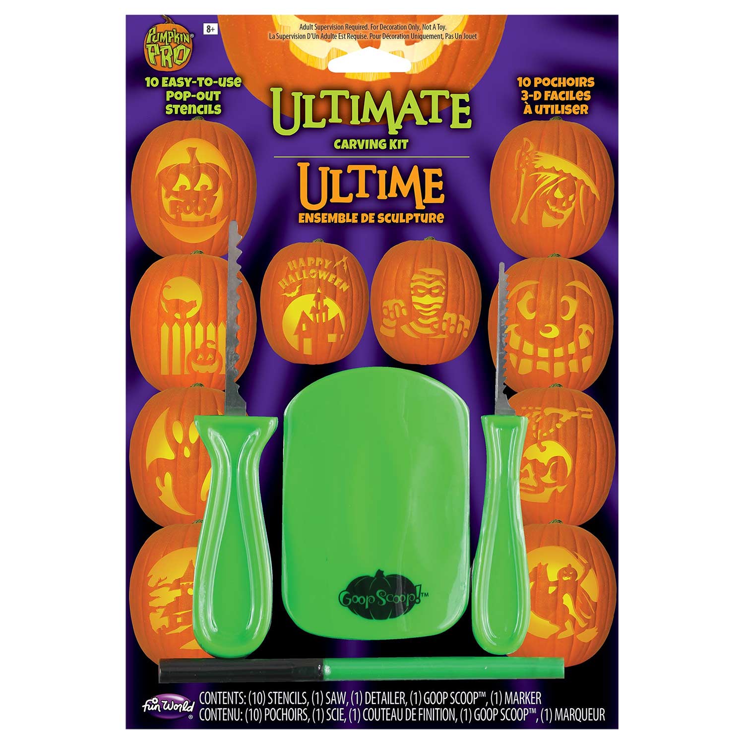 Ultimate Pumpkin Carving Kit 14pc (EACH)