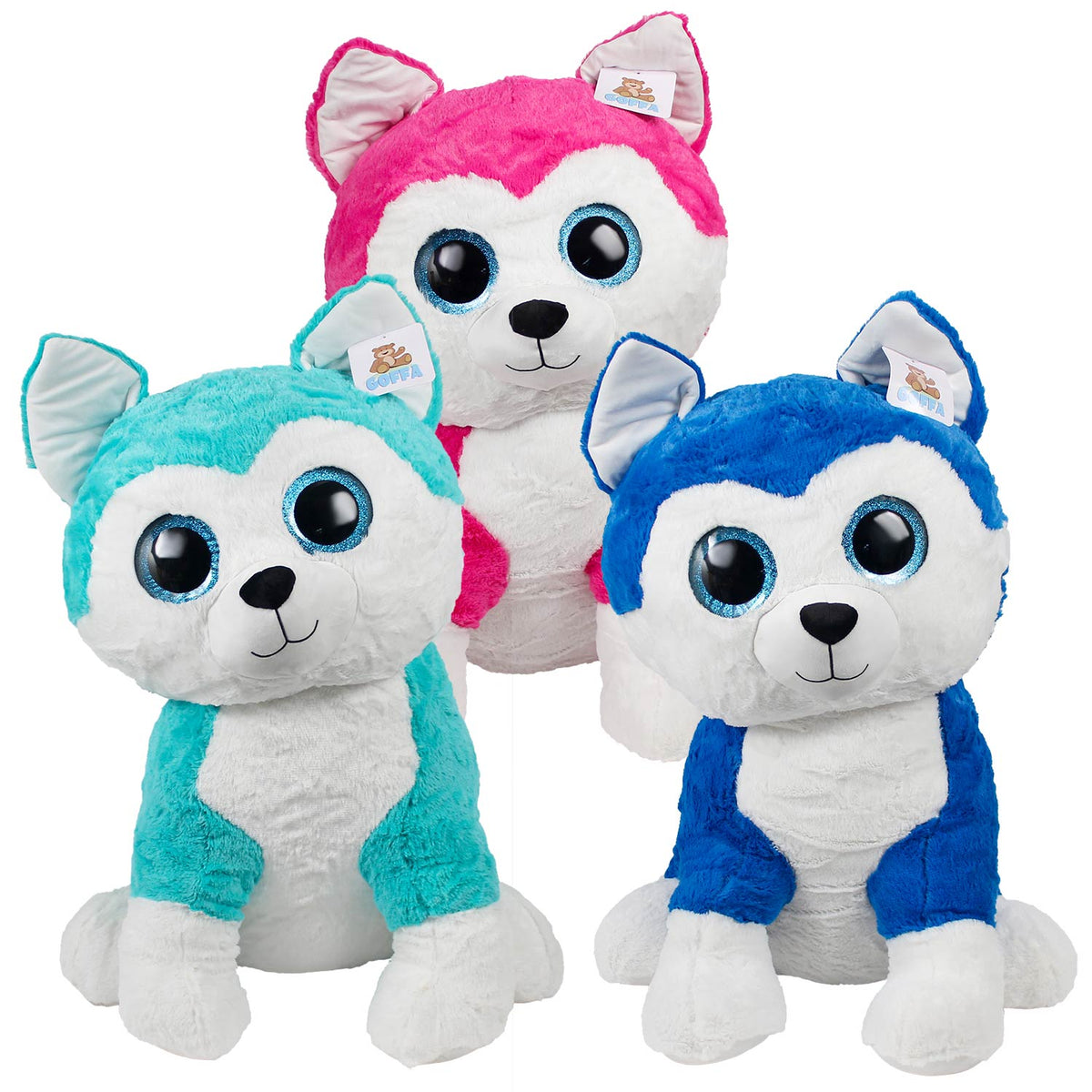 Plush Wild Husky Assorted 28