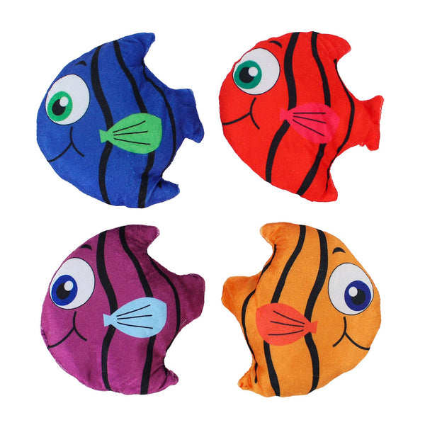 Plush Colorful Fish 6.5" (DZ)