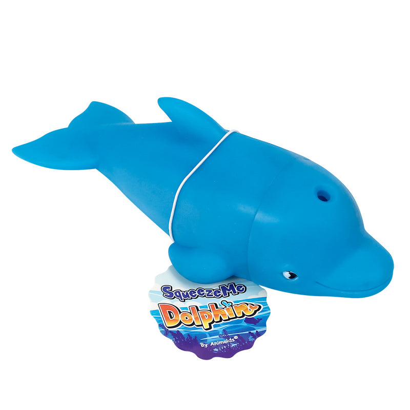 Squeeze Me Dolphin Blue 9"