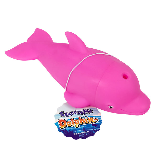 Squeeze Me Dolphin Pink 9"