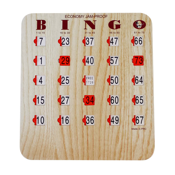 Bingo Slide Cards (10 PACK)