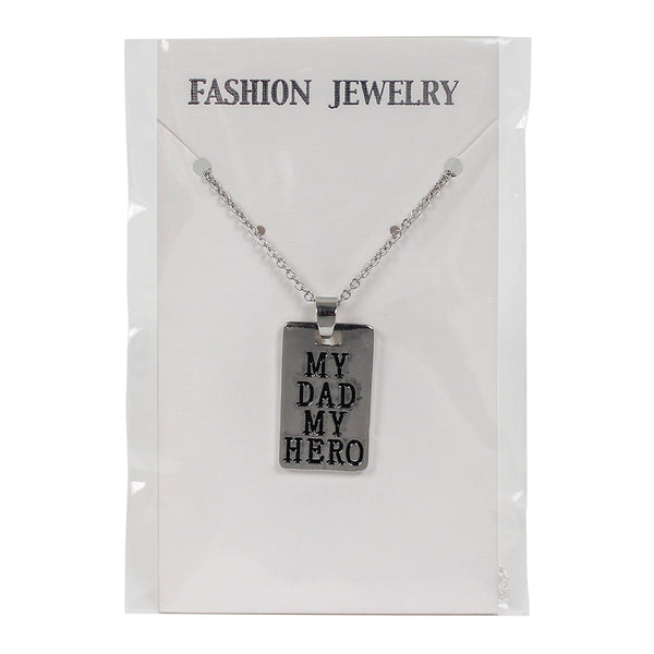 Dad My Hero Necklace
