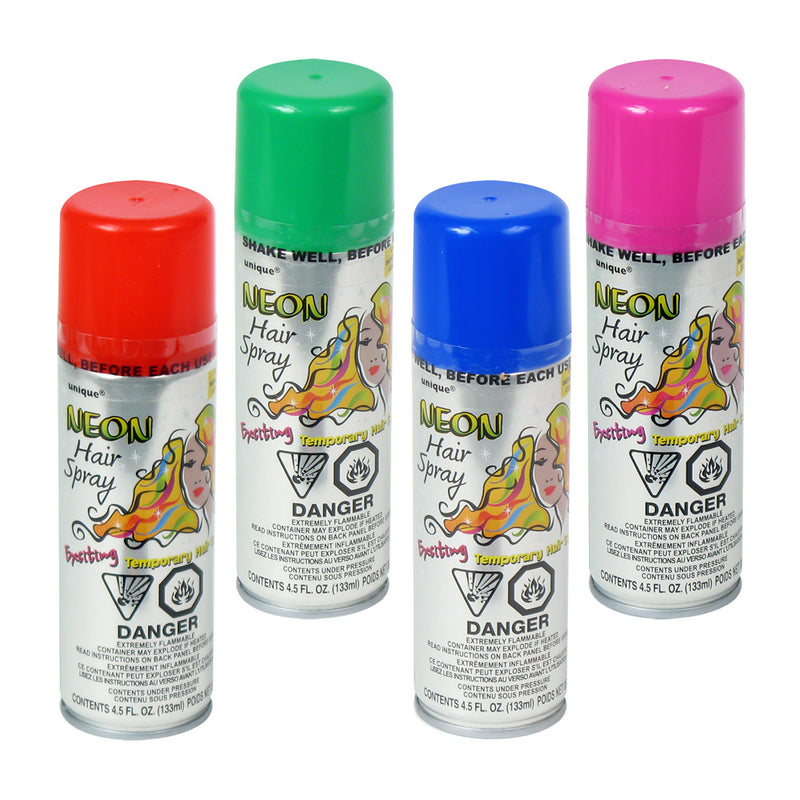 Color Hair Spray Assorted Color (24 PACK)