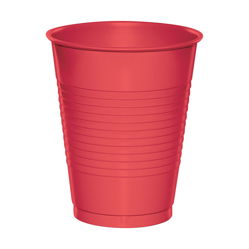 Plastic Cups 16 oz Coral (20 PACK)