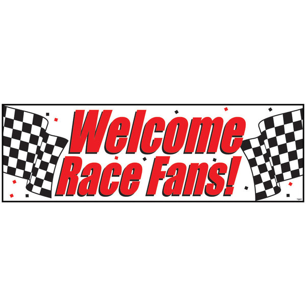 Banner - Welcome Race Fans 60"
