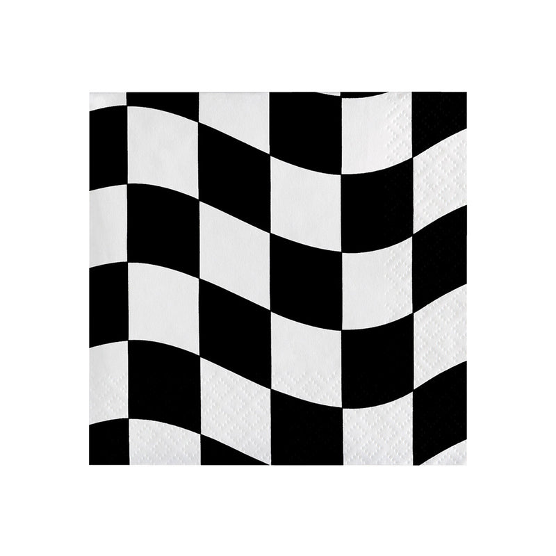 Checkered Flag Beverage Napkins (18 PACK)