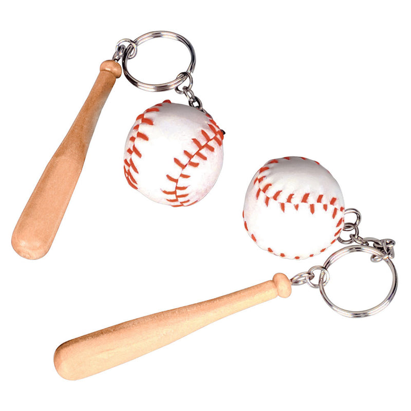 Baseball & Bat 3" Keychain (DZ)