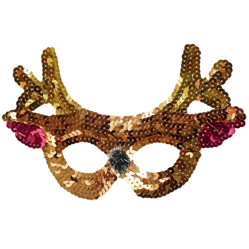 Reindeer Sequin Mask (DZ)