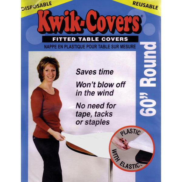 Kwik Cover - White 60" Round