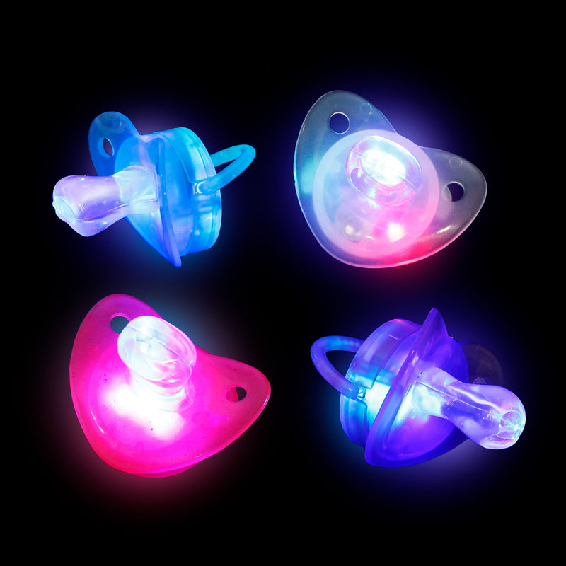 Light Up Rave Pacifier Light Up Pacifier Assortment (DZ)