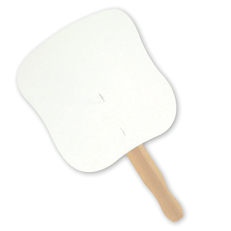 White Paddle Fan 8" (10 PACK)