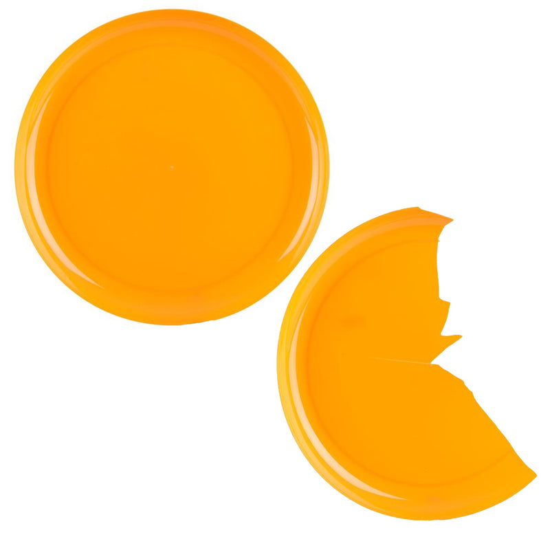 Break-A-Plates Plastic Carnival Game Plates Orange (250 PACK)