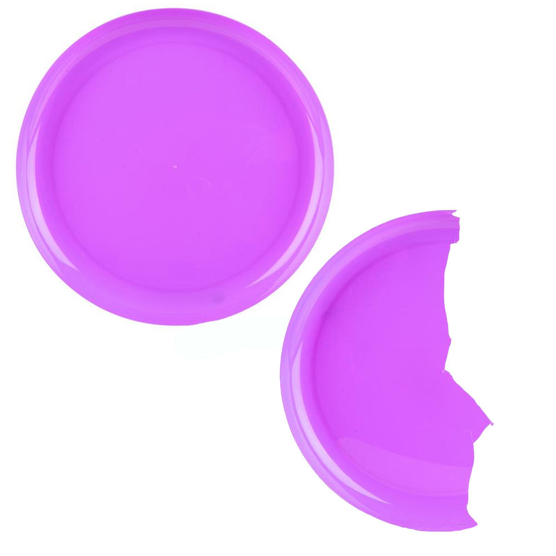 Break-A-Plates Plastic Carnival Game Plates Purple (250 PACK)