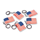 American Flag Keychains (144 PACK)